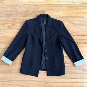 The Limited Stretch Black Lined Blazer Small